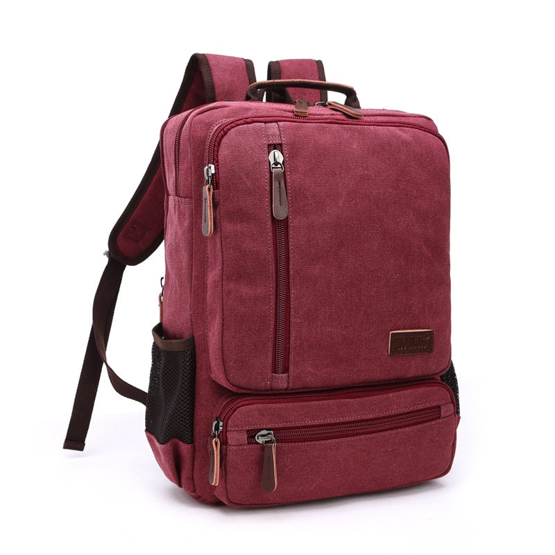 Mochila de Lona Masculina com compartimento para Notebook