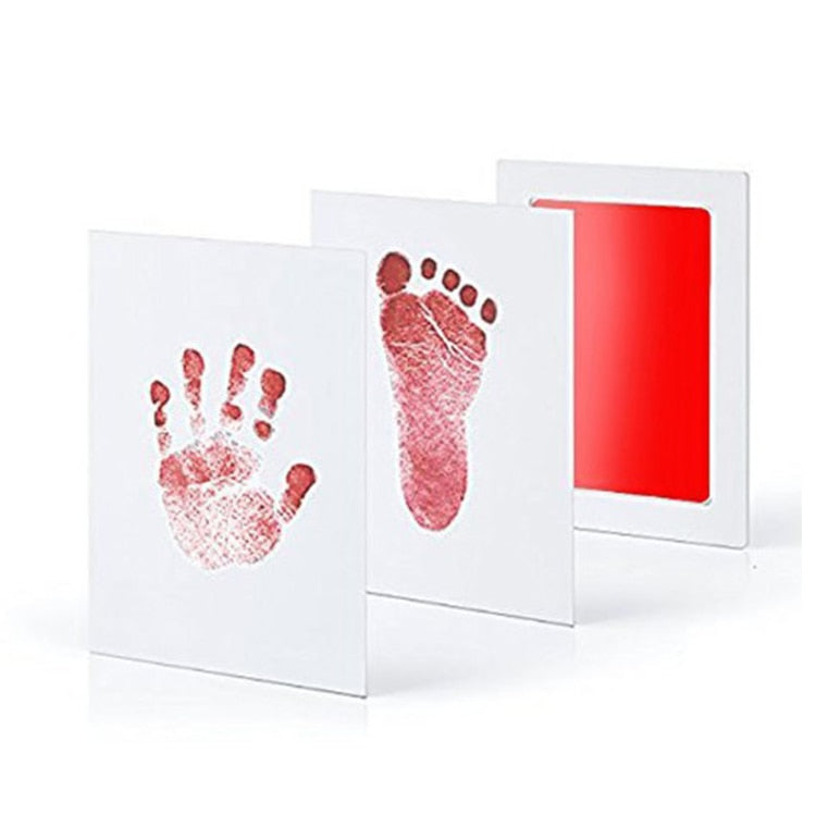 Newborn Hand And Footprint Kit Ink Pads Photo Frame Handprint Toddlers Souvenir Accessories Safe Baby DIY Gift Pet Dog Paw Print