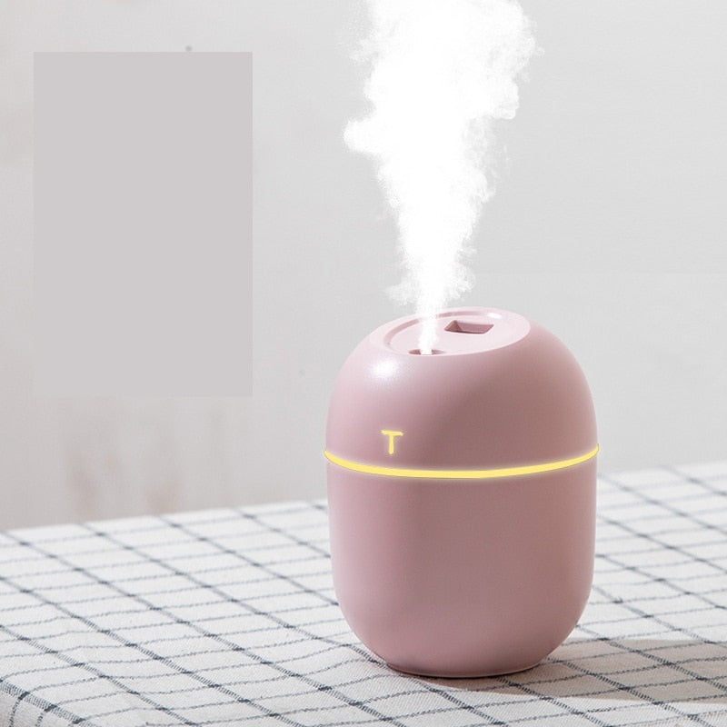 New 220ML Mini Air Humidifer Portable Ultrasonic Aroma Essential Oil Diffuser USB Mist Maker Aromatherapy Humidifiers for Home