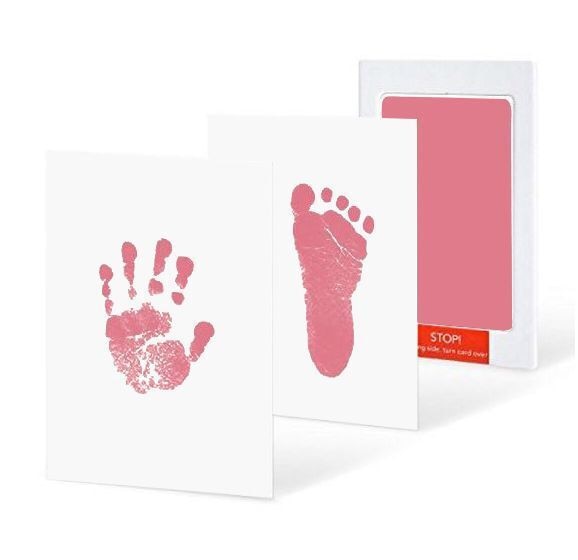 Newborn Hand And Footprint Kit Ink Pads Photo Frame Handprint Toddlers Souvenir Accessories Safe Baby DIY Gift Pet Dog Paw Print