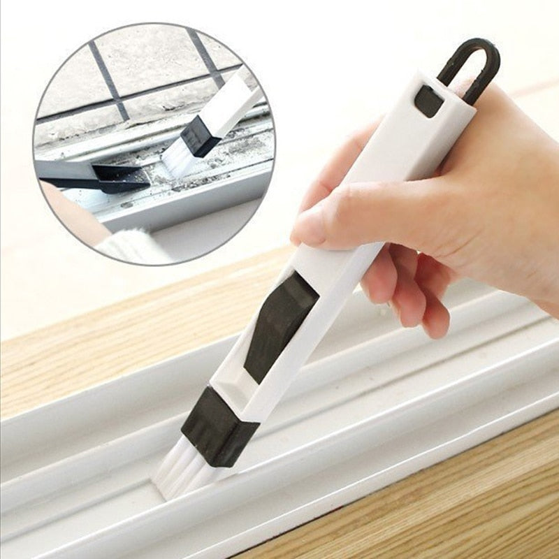 2023 Multipurpose Bathroom Tile Floor Gap Cleaning Brush Window Groove Cleaning Brush Convenient Household Corner Cleaning Tools