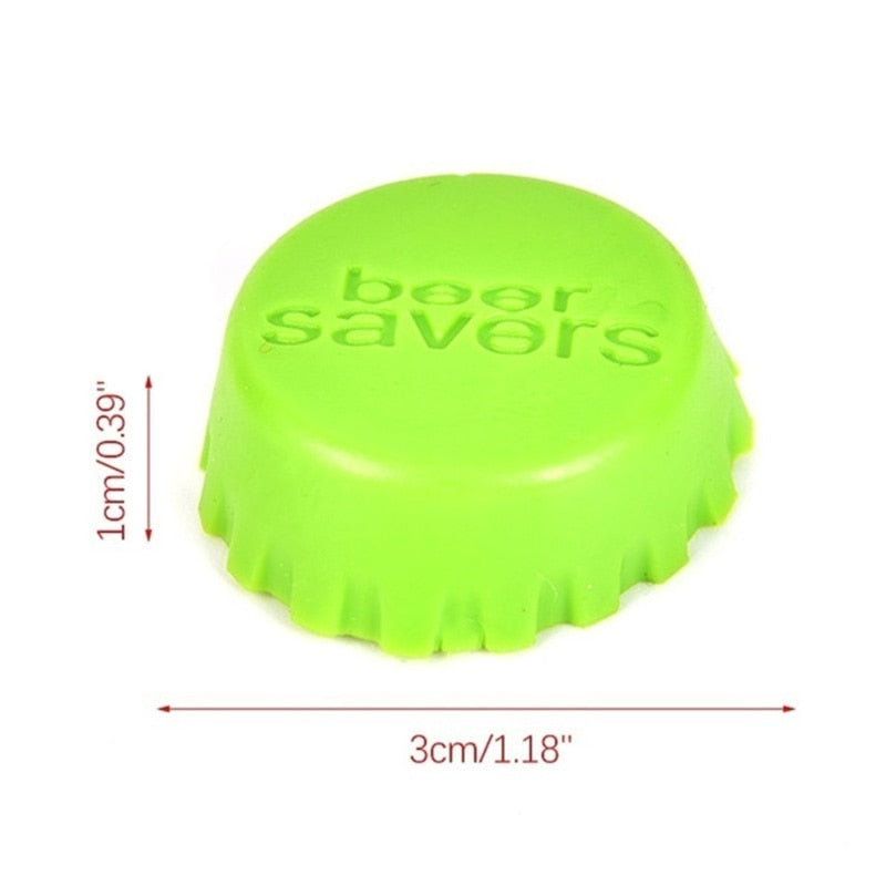 Reusable Silica Gel Bottle Cap Sealed Beer Cap Vinegar Soy Sauce Bottle Soda Cola Cap Wine Protective Stopper