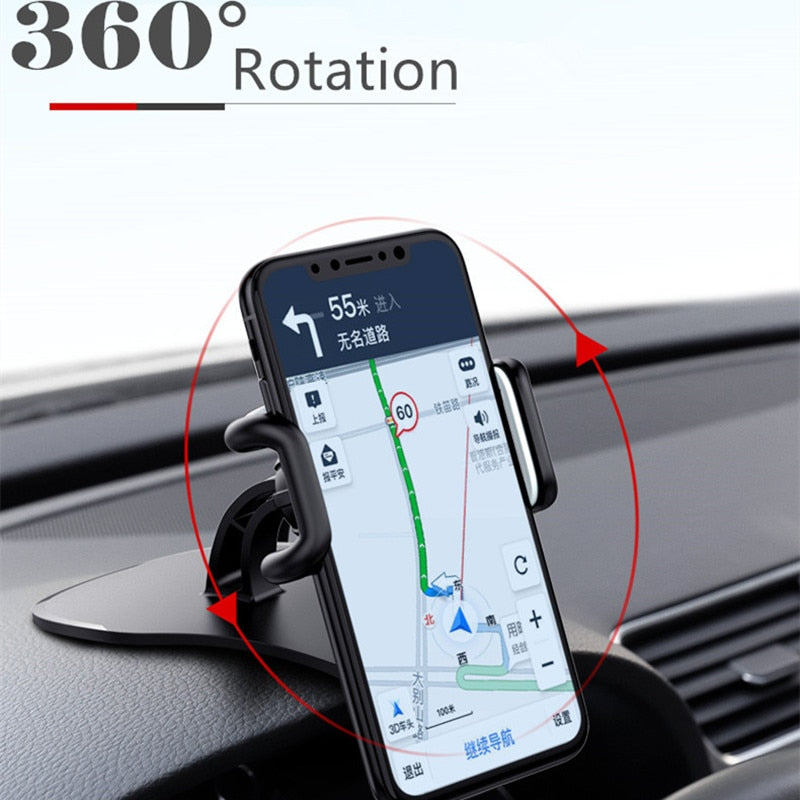 Universal Dashboard Car Phone Holder Easy Clip Mount Stand GPS Display Bracket Car Holder Support For iPhone 8 X Samsung XiaoMi