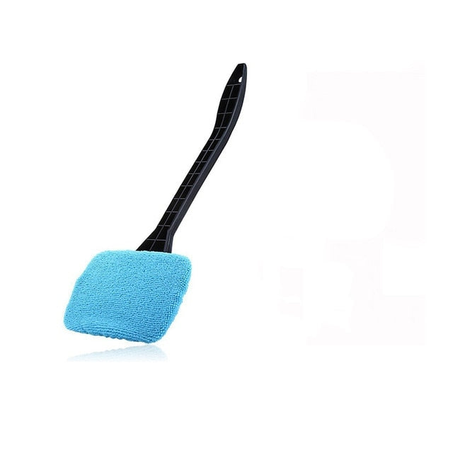 Microfiber Car Window Cleaner Long Handle Car Wash Car Brush Window Windshield Wiper Cleaner Car Cleaning Tool