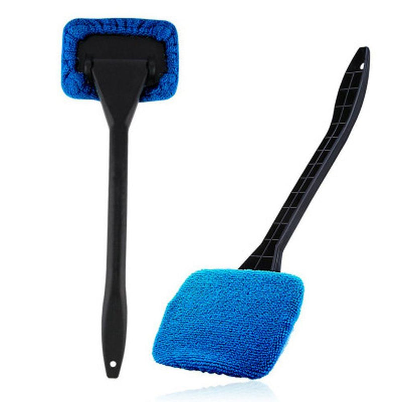 Microfiber Car Window Cleaner Long Handle Car Wash Car Brush Window Windshield Wiper Cleaner Car Cleaning Tool