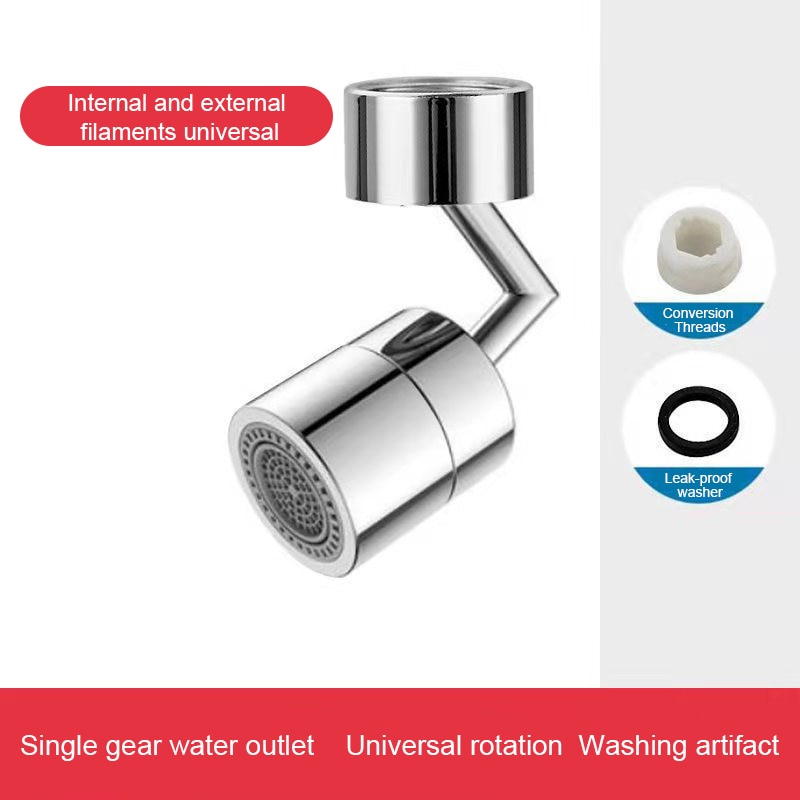 Universal 360° Rotate Kitchen Faucet Extender Aerator Plastic Splash Filter Kitchen Washbasin Faucet Bubbler Nozzle