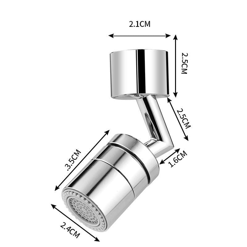 Universal 360° Rotate Kitchen Faucet Extender Aerator Plastic Splash Filter Kitchen Washbasin Faucet Bubbler Nozzle