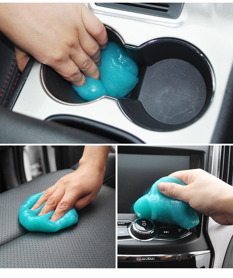 Cleaning Soft Rubber Car Air Outlet Dust Suction Mud Car Multi-Functional Household Keyboard Gap Sticky Ash Artifact Cleaning Pr