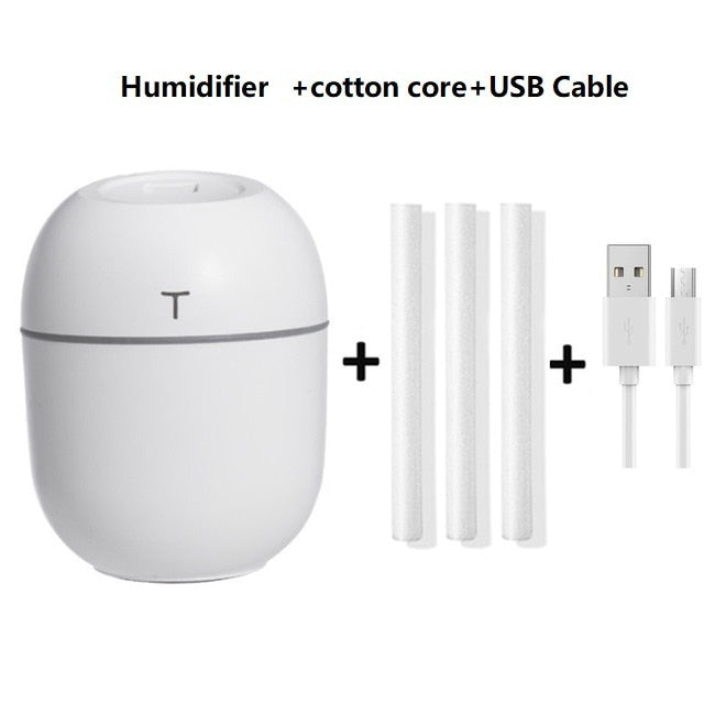 New 220ML Mini Air Humidifer Portable Ultrasonic Aroma Essential Oil Diffuser USB Mist Maker Aromatherapy Humidifiers for Home