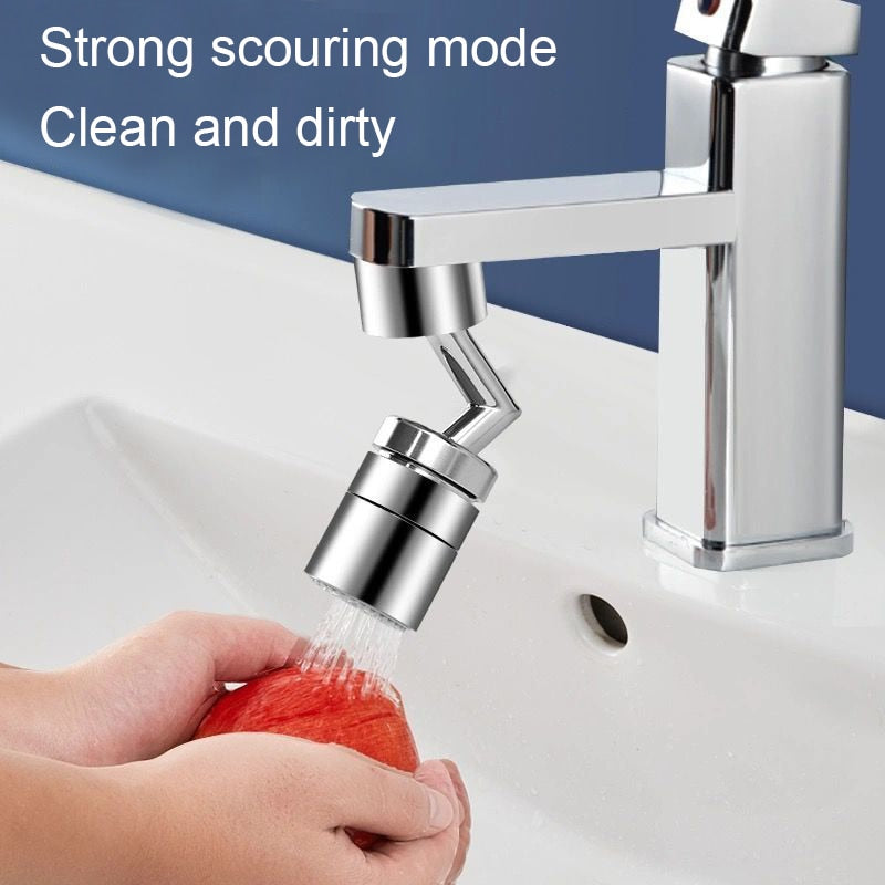 Universal 360° Rotate Kitchen Faucet Extender Aerator Plastic Splash Filter Kitchen Washbasin Faucet Bubbler Nozzle