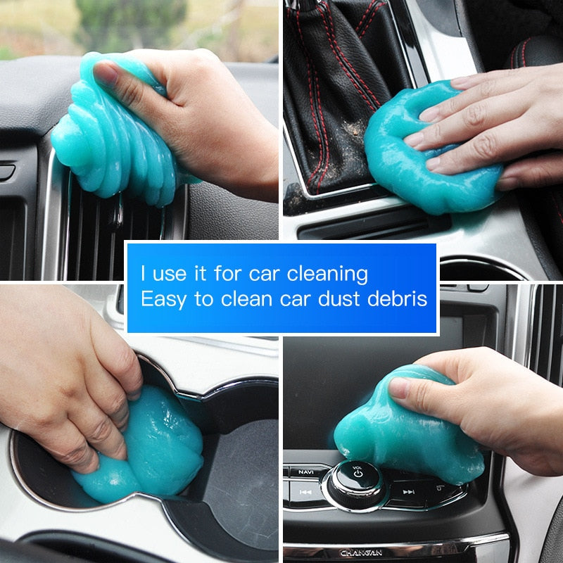 Cleaning Soft Rubber Car Air Outlet Dust Suction Mud Car Multi-Functional Household Keyboard Gap Sticky Ash Artifact Cleaning Pr