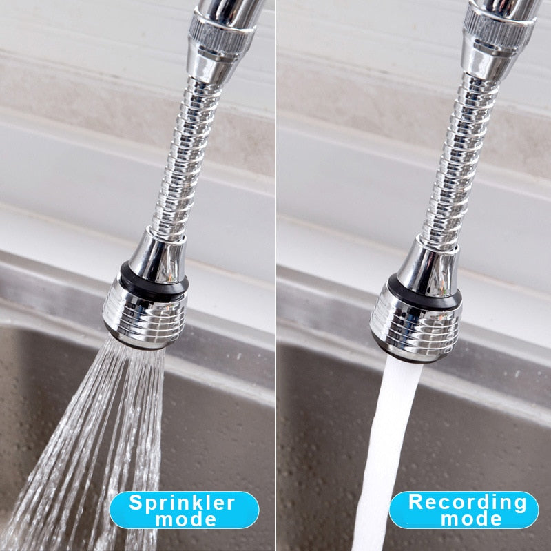 Kitchen Faucet Water Stainless Steel shower Saving High Pressure Nozzle Tap Adapter Bathroom Sink Spray Bathroom Shower 360 Degr