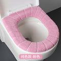 Universal Toilet Seat Cushion Thick Plush O-shaped Toilet Seat Toilet Cover With Handle Nordic Bathroom Accessories